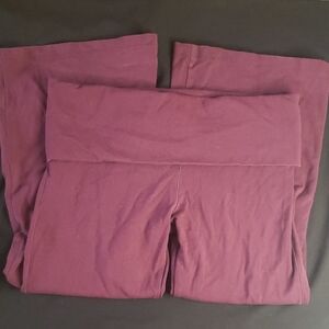 PINK Victoria's Secret Maroon Leggings